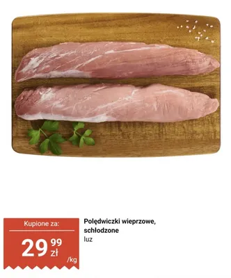 Polędwiczki wieprzowe schłodzone luz promocja w Dino
