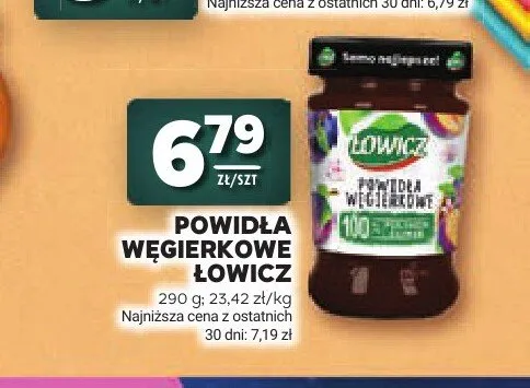 Powidła węgierkowe Łowicz promocja w Stokrotka