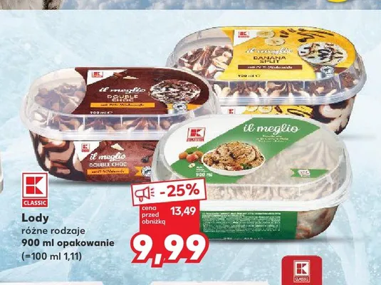 Lody Pistachio K-Classic il meglio promocja w Kaufland