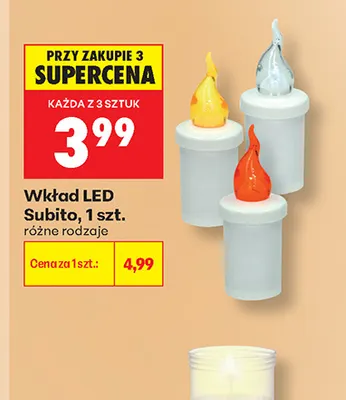 Wkład LED Subito promocja w Biedronka