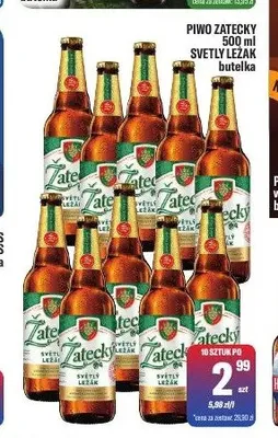 Piwo Zatecky Svetly Lezak promocja w Tomi Markt