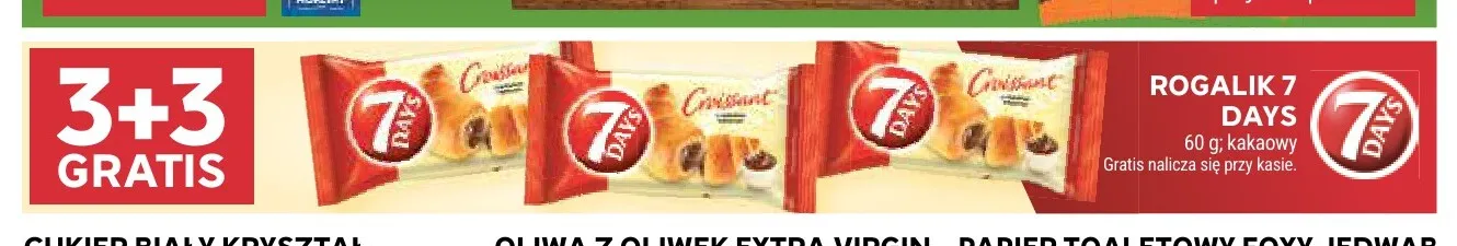 Rogalik kakaowy 7 Days promocja w Stokrotka