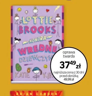 Książka Lottie Brooks kontra wredne dziewczyny oprawa twarda promocja w Empik