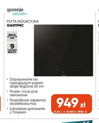 Płyta indukcyjna GI601FMC Gorenje promocja w Max Elektro