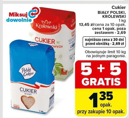 Cukier promocja w Carrefour