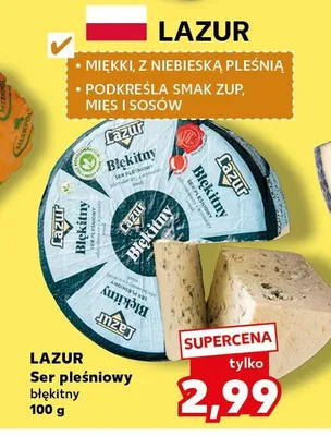 Ser pleśniowy błękitny promocja w Kaufland