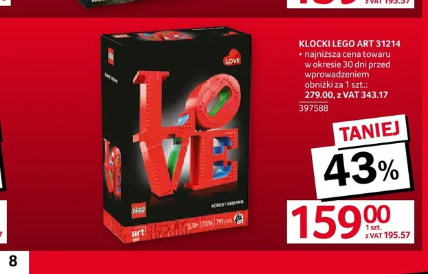 Klocki LEGO Art 31214 promocja w Selgros