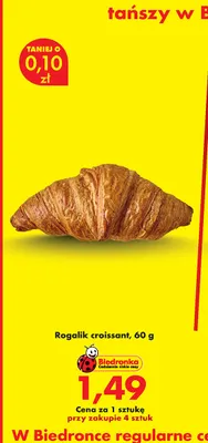 Rogalik croissant promocja w Biedronka