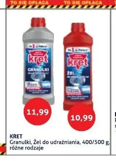 Granulki do udrażniania rur Kret promocja w Blue Stop