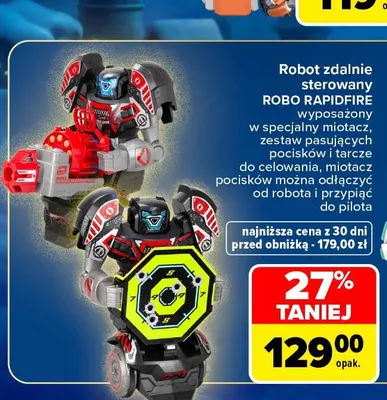 Robot zdalnie sterowany Robo Rapidfire promocja w Carrefour
