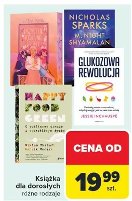 Książka dla dorosłych różne rodzaje promocja w Carrefour