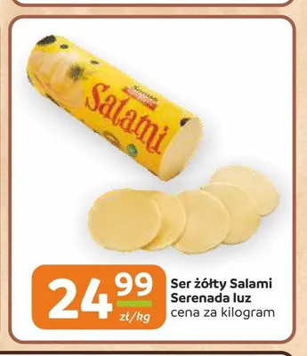 Ser żółty Salami Serenada promocja w Gama
