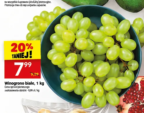 Winogrona białe promocja w Twój Market