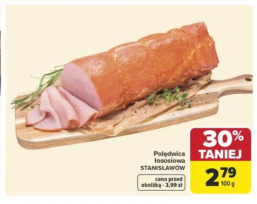 Polędwica łososiowa Stanisławów promocja w Carrefour Market