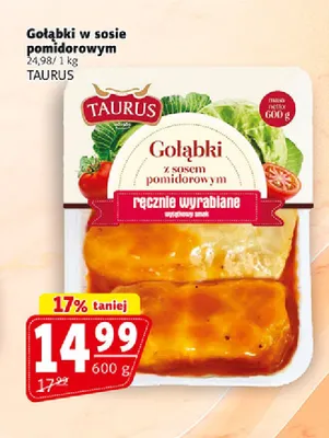Gołąbki w sosie pomidorowym Taurus promocja w Prim Market
