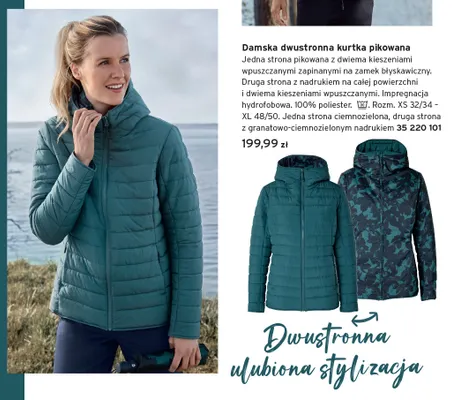 Damska dwustronna kurtka pikowana promocja w Tchibo