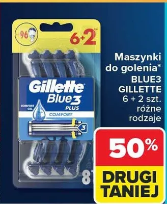 Maszynki do golenia Blue3 różne rodzaje promocja w Carrefour Market