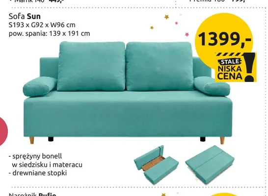 Sofa Sun promocja w Black Red White