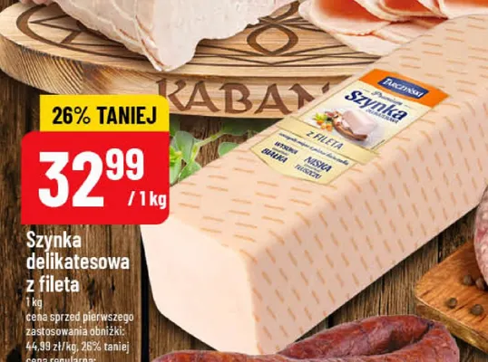 Szynka delikatesowa z fileta Tarczyński promocja w POLOmarket