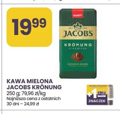 Kawa mielona Jacobs Krönung promocja w Stokrotka