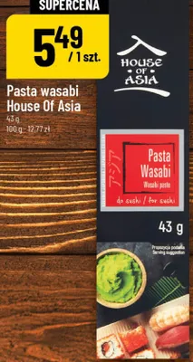 Pasta wasabi House Of Asia promocja w POLOmarket