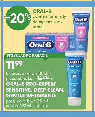 Pasta do zębów Oral-B Pro-Expert Sensitive promocja w Super-Pharm