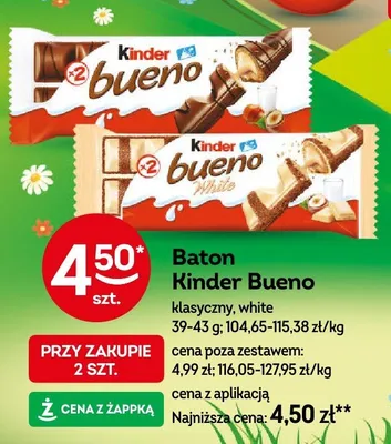 Baton klasyczny, white promocja w Żabka