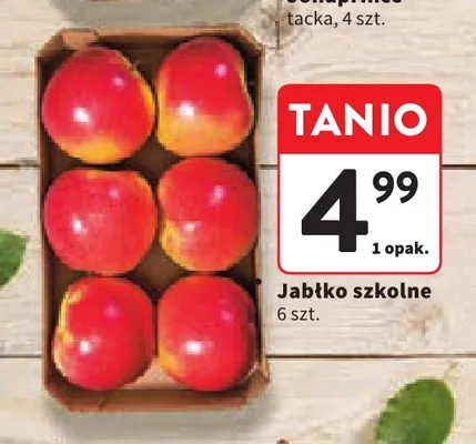 Jabłka szkolne 6 szt. promocja w Intermarche
