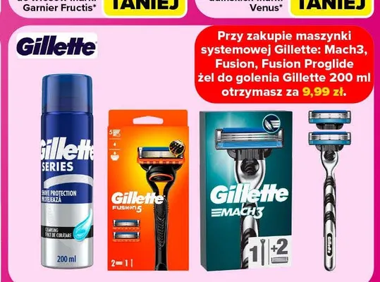 Żel do golenia Gillette Series promocja w Carrefour Market