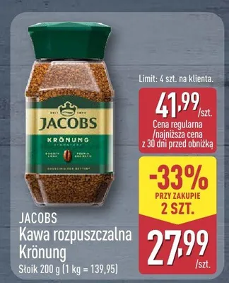 Kawa rozpuszczalna Krönung promocja w Aldi