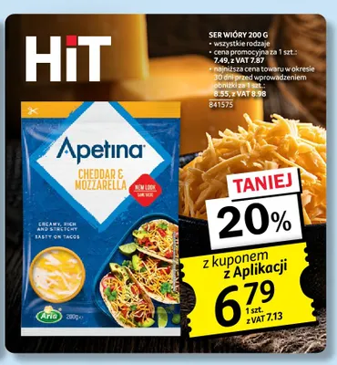 Ser wióry Apetina promocja w Selgros