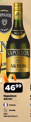 Brandy Napoleon Akron promocja w Netto