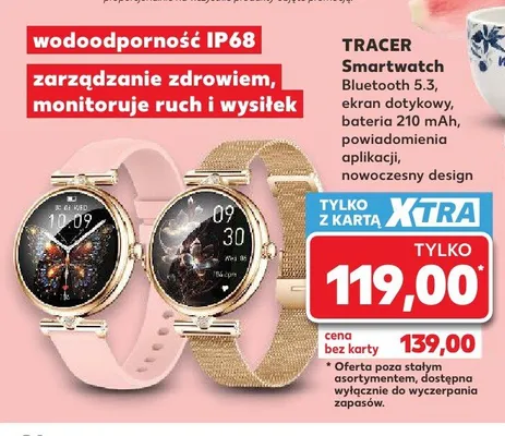 Smartwatch Tracer Bluetooth 5.3 promocja w Kaufland