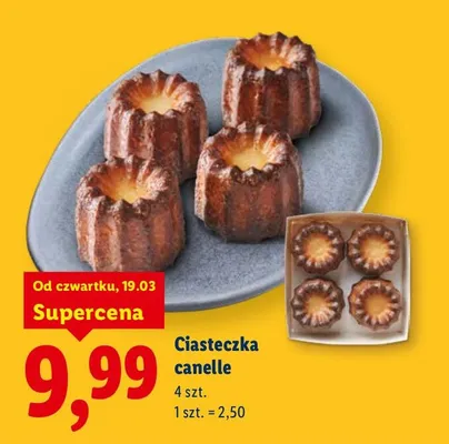 Ciasteczka canelle promocja w Lidl