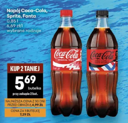 Napój Fanta promocja w Delikatesy Centrum