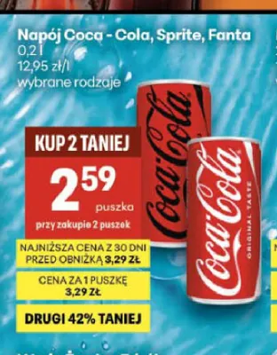 Napój gazowany Fanta promocja w Delikatesy Centrum