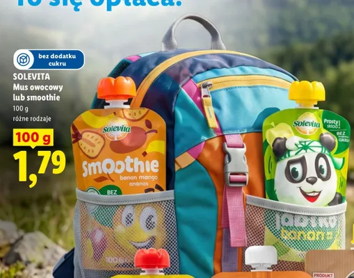 Smoothie banan mango ananas Solevita promocja w Lidl