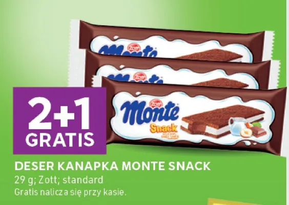 Deser kanapka snack promocja w Stokrotka