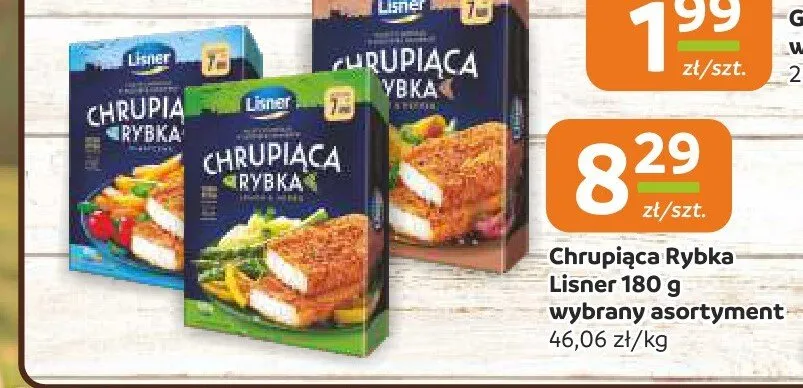 Chrupiąca Rybka Lisner promocja w Społem Częstochowa