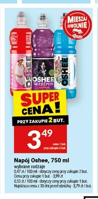 Napój Oshee 750ml promocja w Twój Market