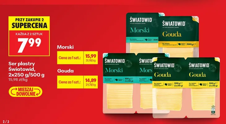 Ser plastry gouda promocja w Biedronka