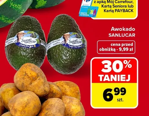 Awokado Sanlucar promocja w Carrefour