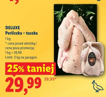 Perliczka - tuszka promocja w Lidl