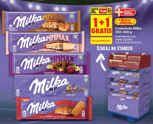 Czekolada Milka Alpine Milk promocja w Biedronka