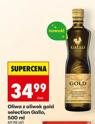 Oliwa z oliwek gold selection promocja w Biedronka