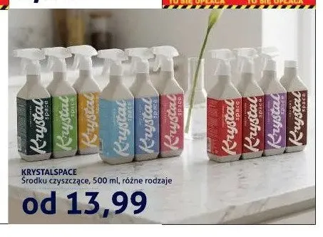 Środki czyszczące Krystalspace promocja w Blue Stop
