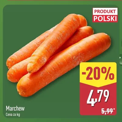 Marchew polska promocja w Aldi