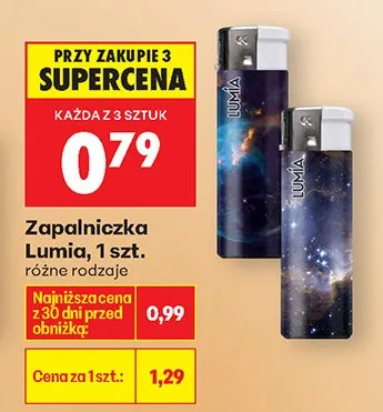 Zapalniczka różne rodzaje promocja w Biedronka