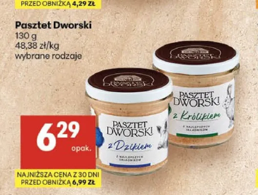 Pasztet z Królikiem Dworski promocja w Delikatesy Centrum