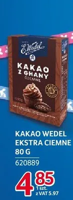 Kakao Wedel ekstra ciemne 80 g promocja w Selgros